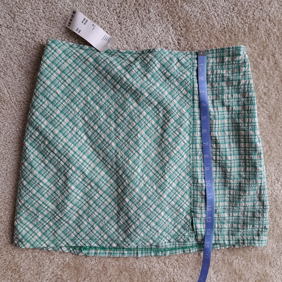 Urban outfitters UO nwt , Krista plaid notched mini skirt - Picture 4 of 5